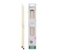 KnitPro Lot de 3 aiguilles à pointe unique en bambou 25 cm 4,00 mm