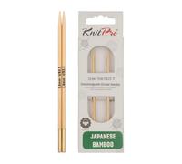 KnitPro Lot de 3 Aiguilles interchangeables en Bambou de 3 mm