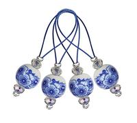 KnitPro Marqueurs, Bleu/Blanc, Un Taille, Set de 4 Pièces