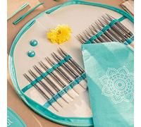 KNITPRO Mindful 36301DE Lot de pointes d'aiguilles en acier inoxydable + accessoires