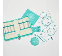 KNITPRO Mindful 36302DE Set d'aiguilles à dentelle en acier inoxydable + accessoires