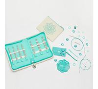 KNITPRO Mindful 36311DE Set d'aiguilles courtes en acier inoxydable + accessoires