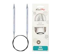 KnitPro Nova Aiguilles à Tricoter circulaires Fixes Laiton Brillant 80 cm x 8 mm