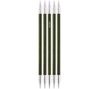 KnitPro Nova Aiguilles Tricoter Royale Double Extrémité, Bouleau/en Laiton, Multicolore, 15 cm x 6.50 mm, Lot de 6
