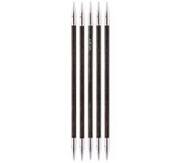 KnitPro Nova Aiguilles Tricoter Royale Double Extrémité, Bouleau/en Laiton, Multicolore, 20 cm x 5,50 mm, Lot de 6