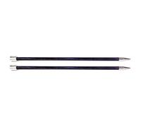 KnitPro Nova Aiguilles Tricoter Royale Simple Extrémité, Bouleau/en Laiton, Multicolore, 40 cm x 6.50 mm