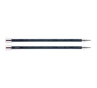 KnitPro Nova Aiguilles Tricoter Royale Simple Extrémité, Bouleau/en Laiton, Multicolore, 40 cm x 8 mm