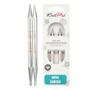 KnitPro Nova Cubics 8 mm Aiguilles circulaires interchangeables Normale en Laiton Brillant