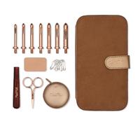 KnitPro Oasis Lot de crochets interchangeables - Pointe lisse - Pour débutants et expérimentés, en métal, épais, 5,50 à 10 mm - 1 ensemble de crochets