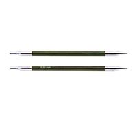 KnitPro Royale Normal épingles à Tricoter circulaires interchangeables, Bouleau/en Laiton, Multicolore, 12,5 cm x 5,50 mm