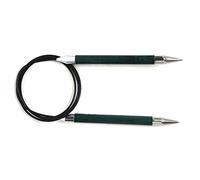 KnitPro Royale Tricoter Circulaire Fixe, Bouleau/en Laiton, Multicolore, 100 cm x 10.00 mm