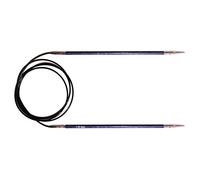 KnitPro Royale Tricoter Circulaire Fixe, Bouleau/en Laiton, Multicolore, 100 cm x 3.00 mm