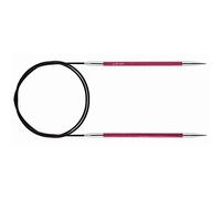 KnitPro Royale Tricoter Circulaire Fixe, Bouleau/en Laiton, Multicolore, 100 cm x 4 mm