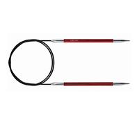 KnitPro Royale Tricoter Circulaire Fixe, Bouleau/en Laiton, Multicolore, 100 cm x 5 mm