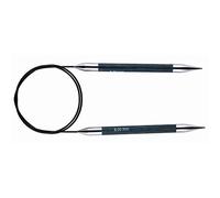 KnitPro Royale Tricoter Circulaire Fixe, Bouleau/en Laiton, Multicolore, 120 cm x 8 mm