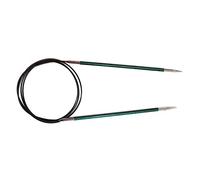 KnitPro Royale Tricoter Circulaire Fixe, Bouleau/en Laiton, Multicolore, 150 cm x 3,50 mm
