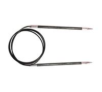 KnitPro Royale Tricoter Circulaire Fixe, Bouleau/en Laiton, Multicolore, 150 cm x 4,50 mm