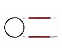 KnitPro Royale Tricoter Circulaire Fixe, Bouleau/en Laiton, Multicolore, 150 cm x 5 mm