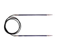 KnitPro Royale Tricoter Circulaire Fixe, Bouleau/en Laiton, Multicolore, 40 cm x 3.00 mm