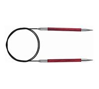 KnitPro Royale Tricoter Circulaire Fixe, Bouleau/en Laiton, Multicolore, 40 cm x 6 mm