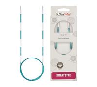 KnitPro SmartStix Aiguille à Tricoter Circulaire, Aluminium, Vert, 80cm x 3,25mm