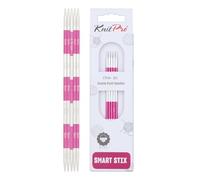KnitPro SmartStix Jeu d'aiguilles en métal, Aluminium, Rose, 14cm x 2,75mm