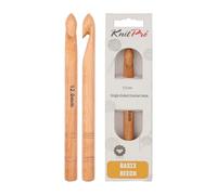 KnitPro Spectra Crochet à 1 extrémité Bouleau 12 mm, Marron Clair