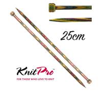 KnitPro Symfonie Bois Droit/Simple Point Tricot Aiguilles - 25cm Longueur