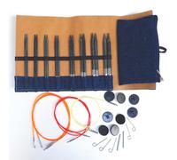 KnitPro Symfonie Bois Indigo Lot D’Aiguilles Interchangeables Denim