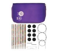 KnitPro Symfonie Ensemble de crochets en bois afghan tunisien avec câbles interchangeables (3,50, 4,00, 4,50, 5,00, 5,50, 6,00, 7,00 et 8,00 mm)