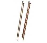 KnitPro Aiguilles à tricoter simples Symphonie KP20204 Bois multicolore 47,5 x 5,5 x 1,3 cm