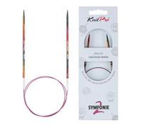 KnitPro Symfonie Lot de 2 aiguilles circulaires fixes 100 cm 3,25 mm