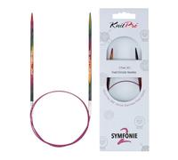 KnitPro Symfonie Lot de 2 aiguilles circulaires fixes 100 cm 3,75 mm