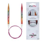 KnitPro Symfonie Lot de 2 aiguilles circulaires fixes 100 cm 9 mm