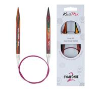 KnitPro Symfonie Lot de 2 aiguilles circulaires fixes 150 cm 10 mm