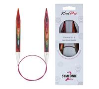 KnitPro Symfonie Lot de 2 aiguilles circulaires fixes 40 cm 12 mm