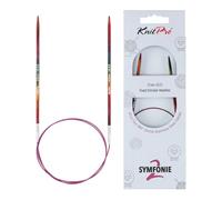 KnitPro Symfonie Lot de 2 aiguilles circulaires fixes 50 cm 3 mm