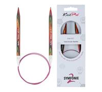 KnitPro Symfonie Lot de 2 aiguilles circulaires fixes 80 cm 8 mm