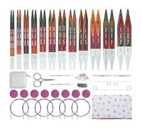 KnitPro Symfonie Lot de 2 aiguilles interchangeables 13 cm 12 tailles (3 mm à 12 mm)