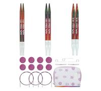 KnitPro Symfonie Lot de 2 aiguilles interchangeables 13 cm 3 tailles (4 mm à 6 mm)