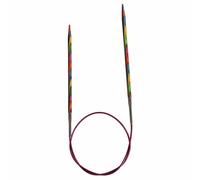 KnitPro KP20325 Symphonie Aiguille Circulaire Fixe Bois Multicolore 38,5 x 0,5 x 1,3 cm