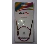 KnitPro Symfonie Wood Fixed Circular Needles - 40cm x 3mm by KnitPro