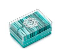 KnitPro The Mindful Collection Bloqueurs de tricot Bleu sarcelle 20 pièces Bloqueurs de mandala