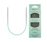 KNITPRO The Mindful Collection circulaire fixe 25cm, KP36039, ArgentSarcelle