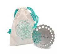 KnitPro The Mindful Collection Jauge d'aiguille en métal plaqué argent sterling