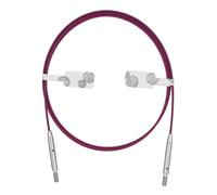 KnitPro Thin&Flex 360° Swivel Inter.cable 80cm purple - 1pc