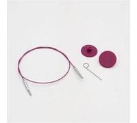 KnitPro Câble interchangeable Thin&Flex – rotatif 360° – 40 cm Violet – 1 pc
