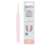 KnitPro Vybe Crochet en aluminium avec poignée caoutchoutée - 2.00mm