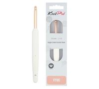 KnitPro Vybe Crochet en aluminium avec poignée caoutchoutée - 6.00mm