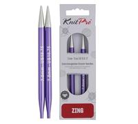 KnitPro Zing à Tricoter circulaires interchangeables, Aluminium, Multicolore, 7.00 mm